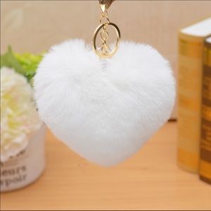 Heart Puff Keychain